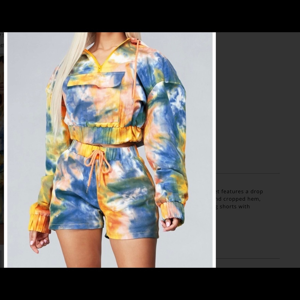 Oversized Short Set